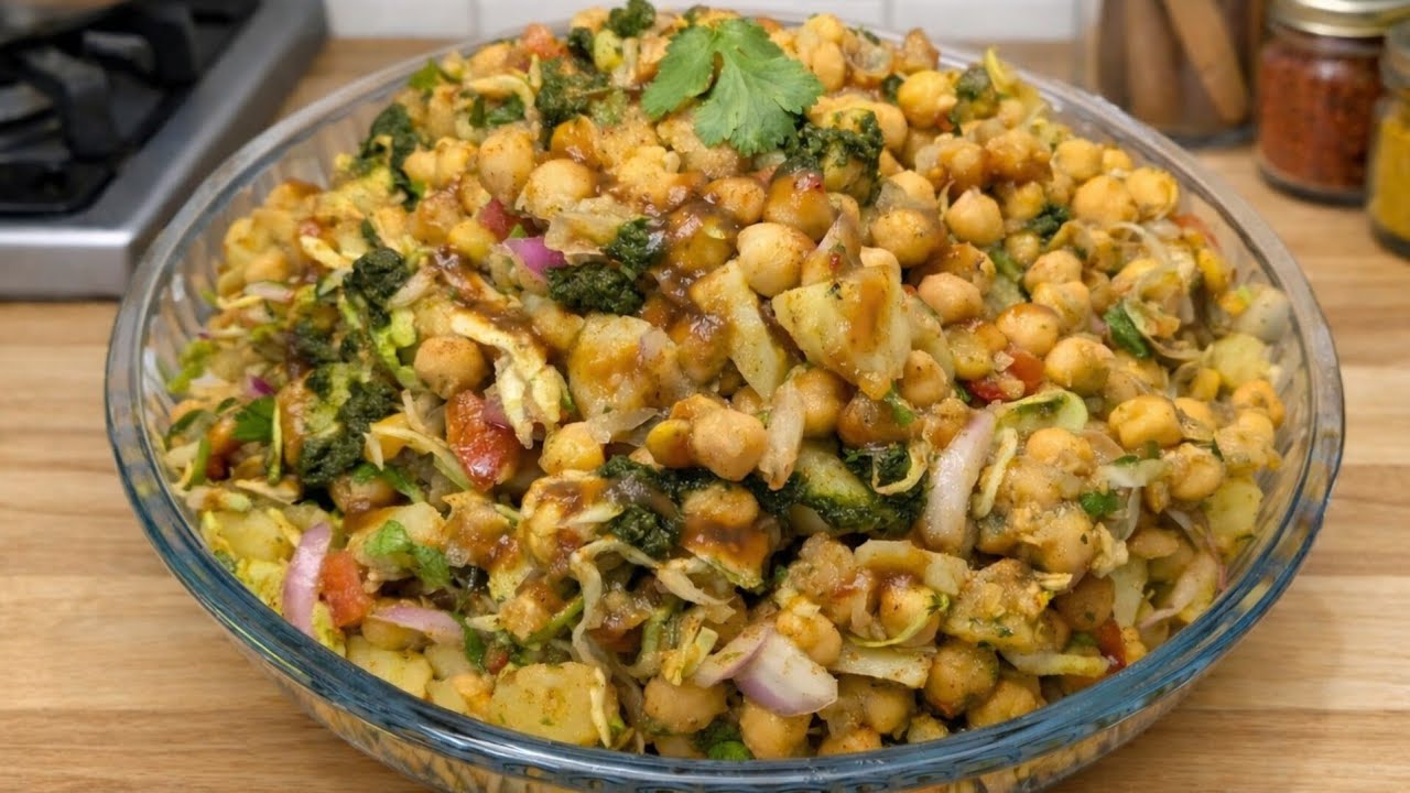 Ramzan Special Chana Chaat Recipe by Heaven Taste | Iftar Special Easy & Tasty Chana Chaat