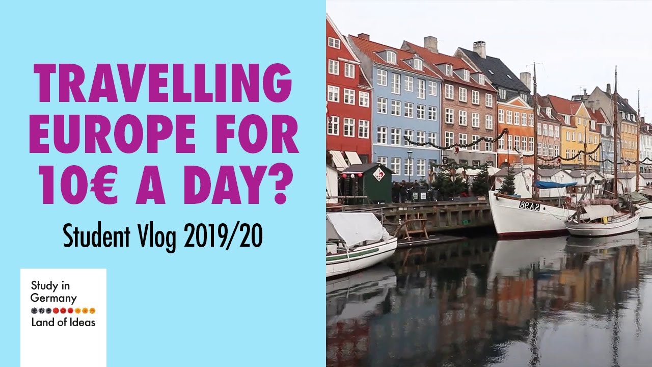 Travelling Europe for 10€ a Day? | International Student Vlog 2019/20
