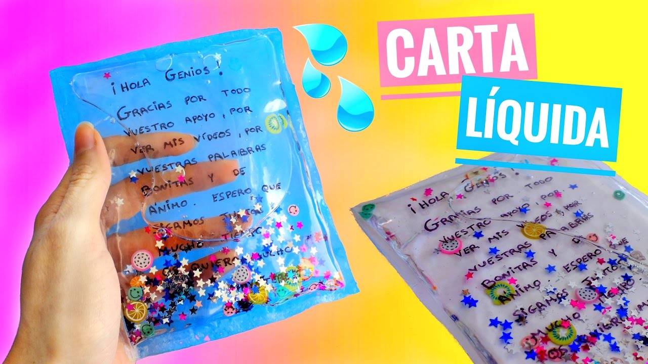 HAZ Y REGALA UNA CARTA LÍQUIDA en San Valentín