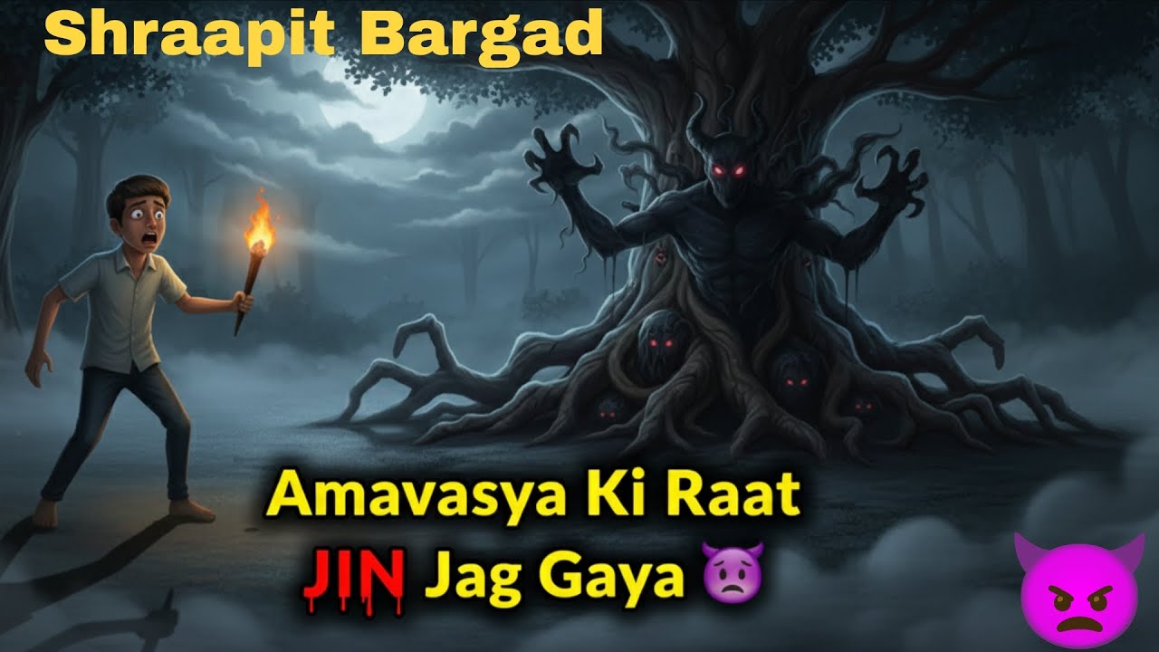 Shraapit Bargad Ka Jinn | Amavasya Ki Darawani Horror Story Hindi | Haunted Banyan Tree 