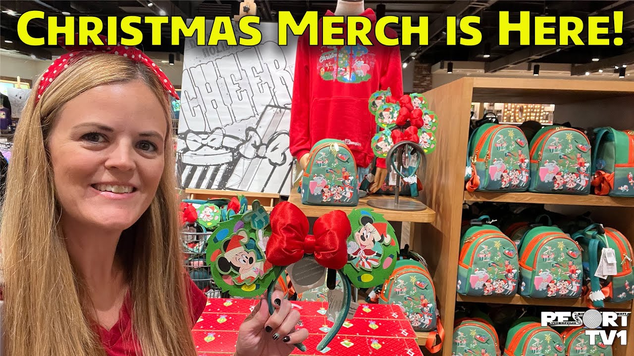 Christmas Merchandise is HERE at Disney World!! - Disney Springs 2023