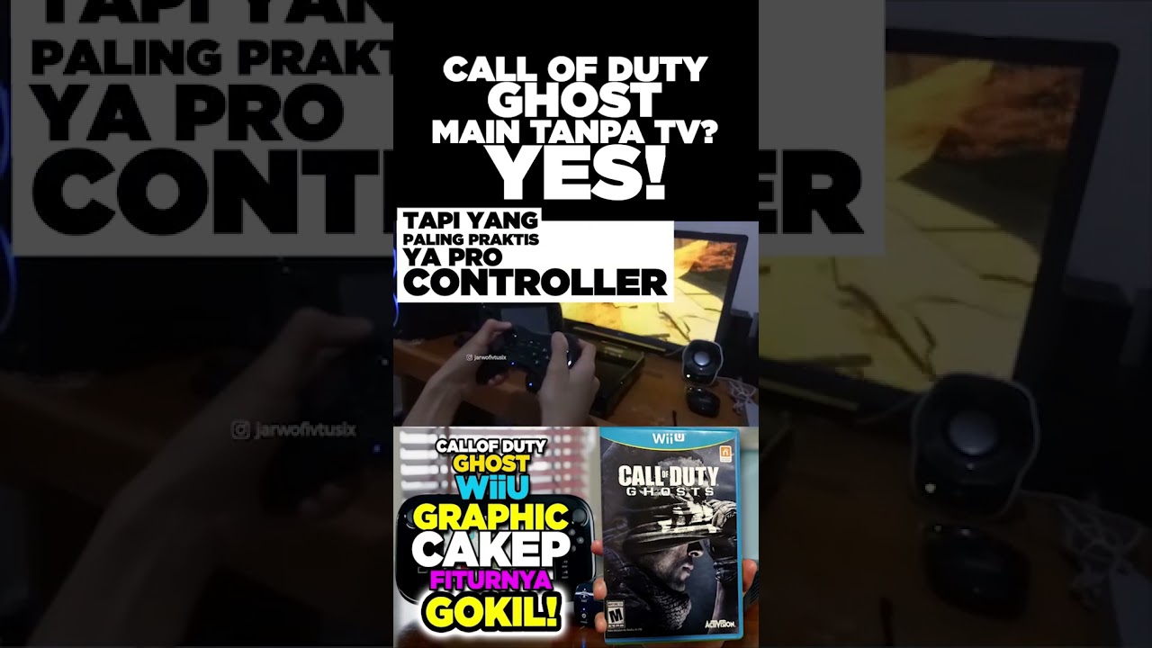 Main Call of Duty: Ghosts di Wii U... Rasanya Aneh Tapi Seru! #youtubeshorts #shorts #videogames