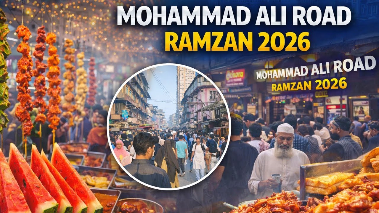 Mohammed Ali Road Market 2026 | Minara Masjid Ramzan Street Food | Day vlog Mumbai 