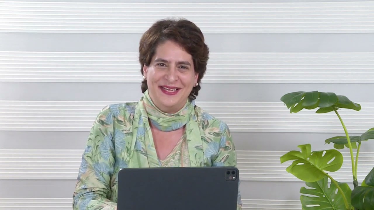 Smt. Priyanka Gandhi on the  Ladki Hoon Lad Sakti Hoon campaign
