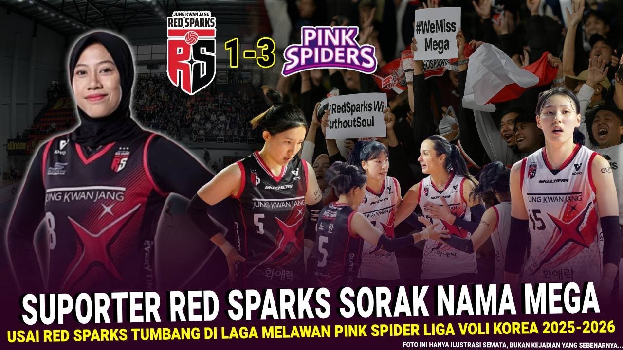 🔴 MEGA BIKIN HEBOH KOREA !! Suporter Red Sparks SAMPAI LAKUKAN Hal Ini Usai Kalah dari Pink Spiders