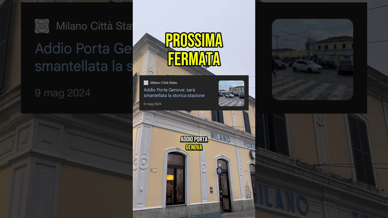 Prossima fermata: Milano Porta Genova! #prossimafermata