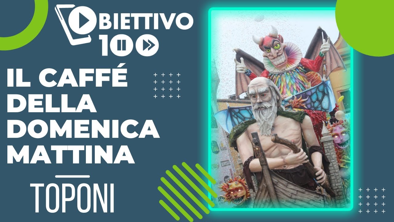 IL CAFFÉ DELLA DOMENICA MATTINA 19.06.22 - OSPITE LA SOCIETA' CARNEVALESCA TOPONI