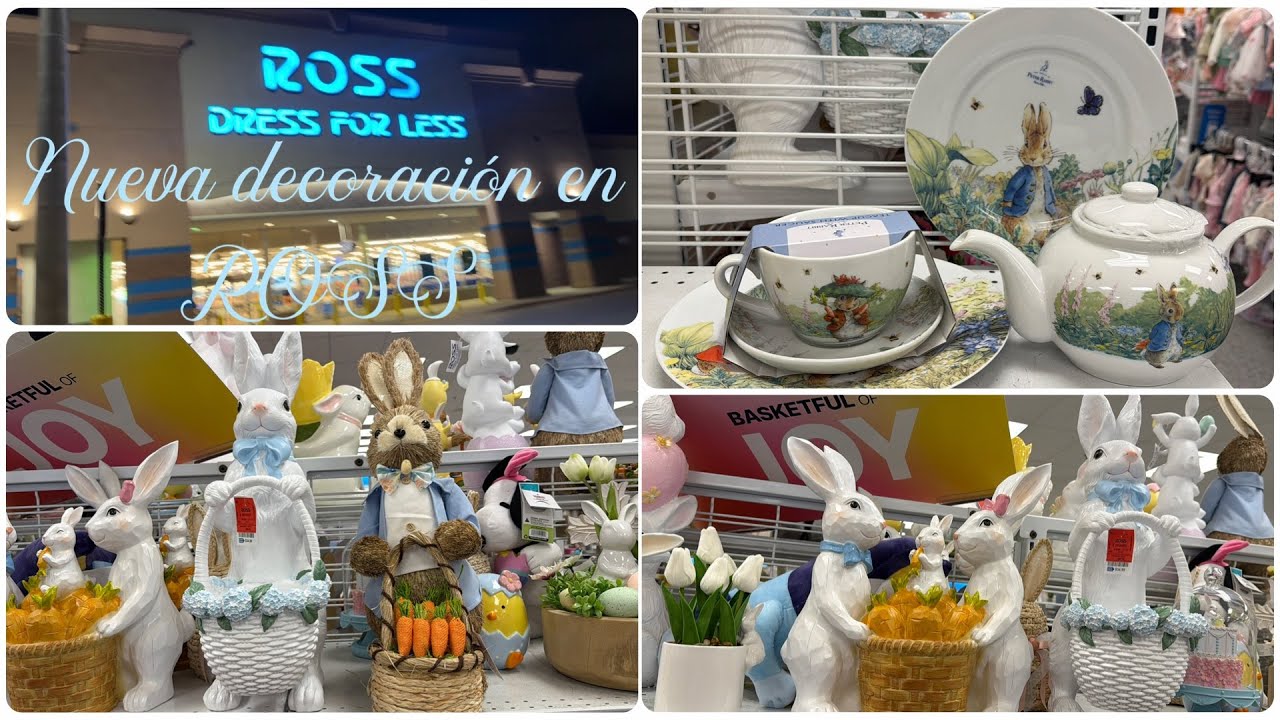NUEVA DECORACIÓN EN ROSS 🐰🩵PRIMAVERA 2026