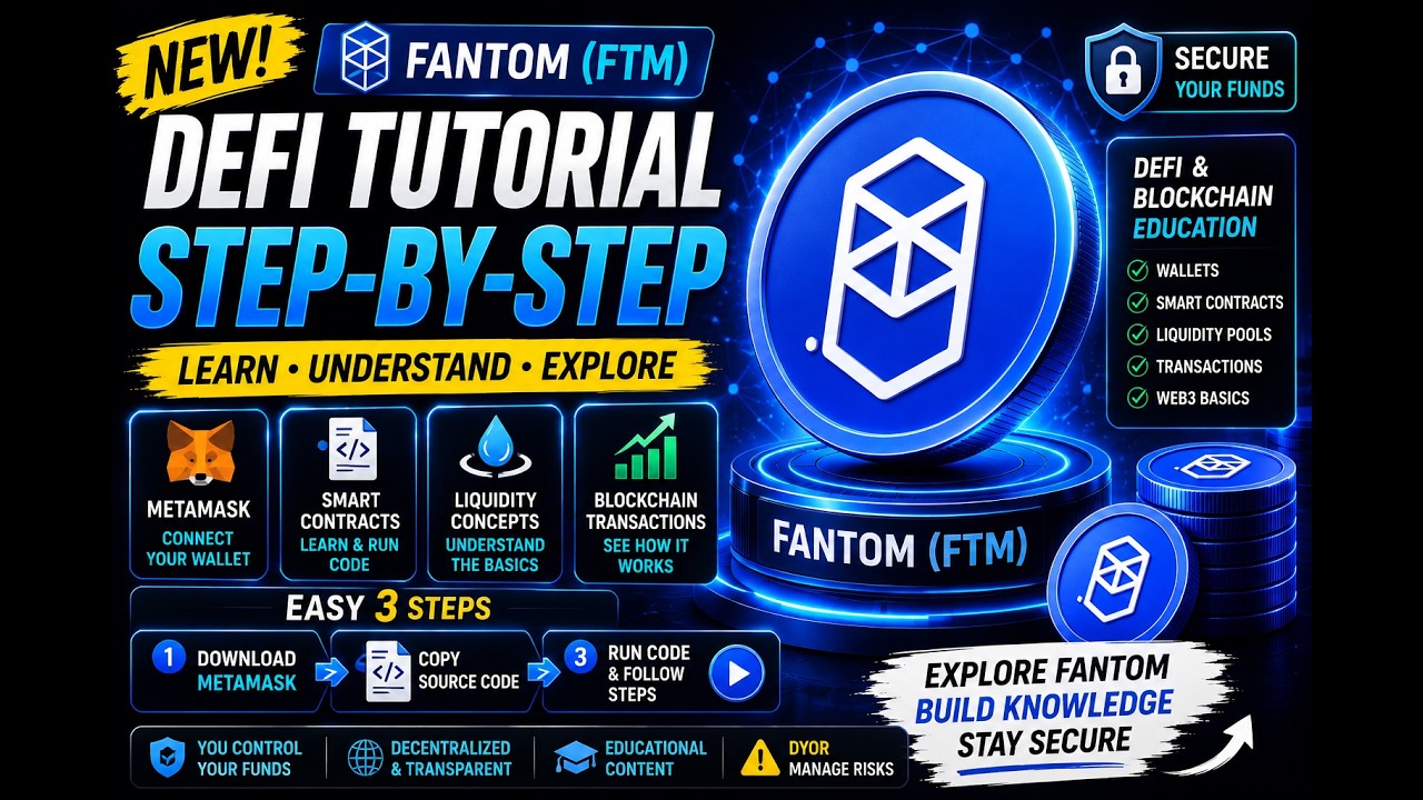 Fanthom (FTM) Defi Tutorial Step-By -Step Smart Code