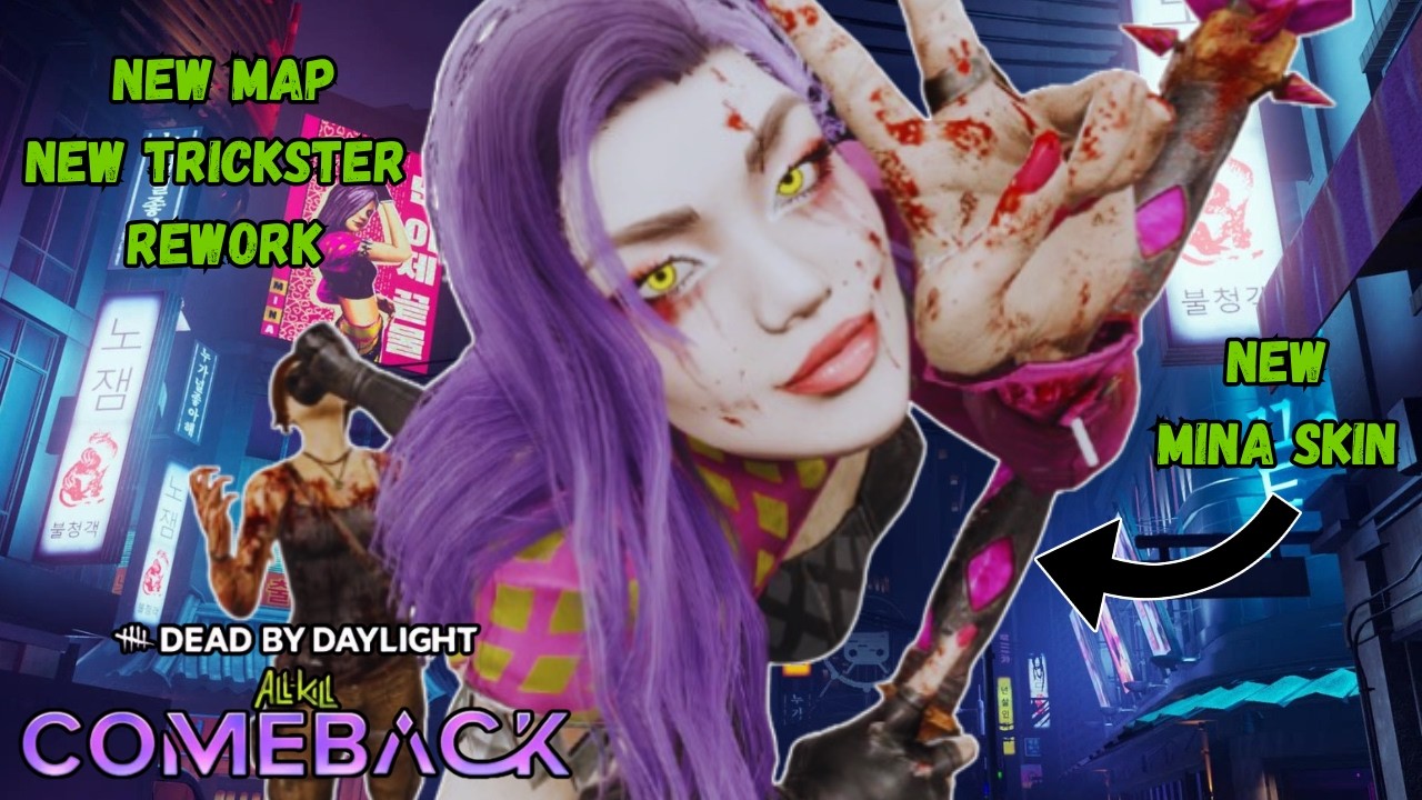 Dead by Daylight | Mina (Trickster) | New Map, New Mina Skin For Trickster, and Trickster Rework