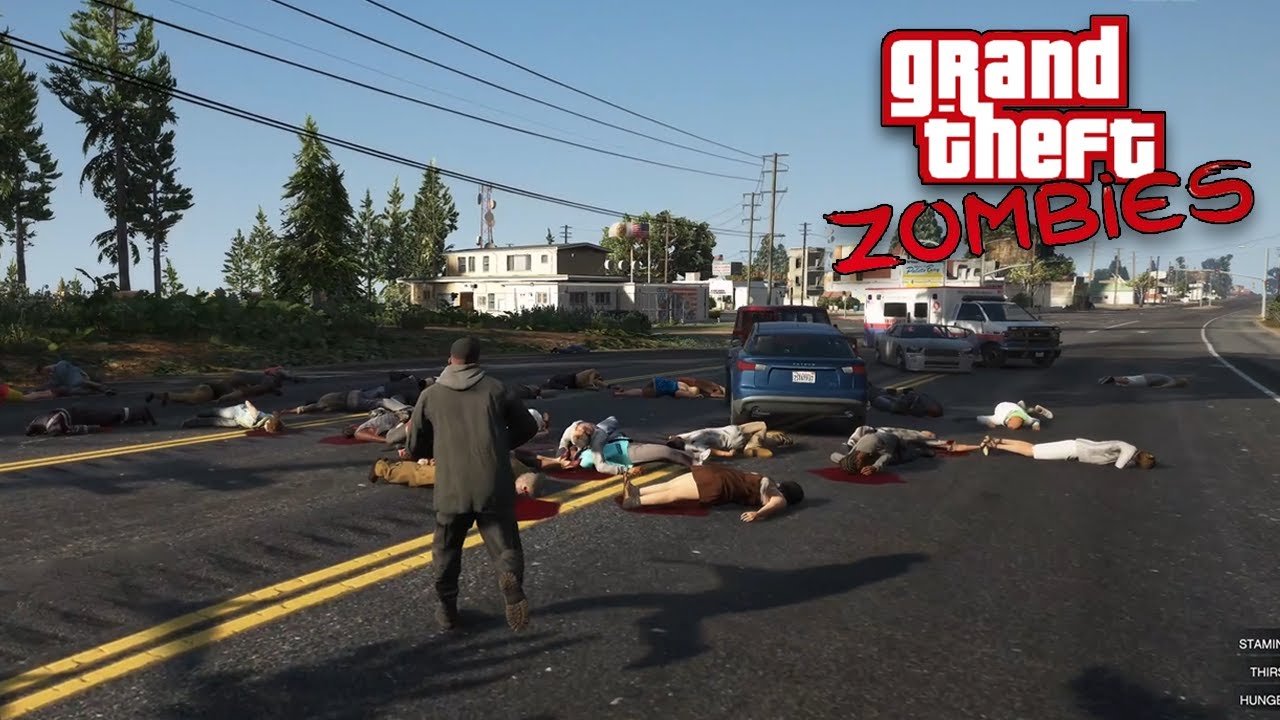 Farming Zombies Up North Is Crazy (GTA 5 Zombie Apocalypse) - ep8