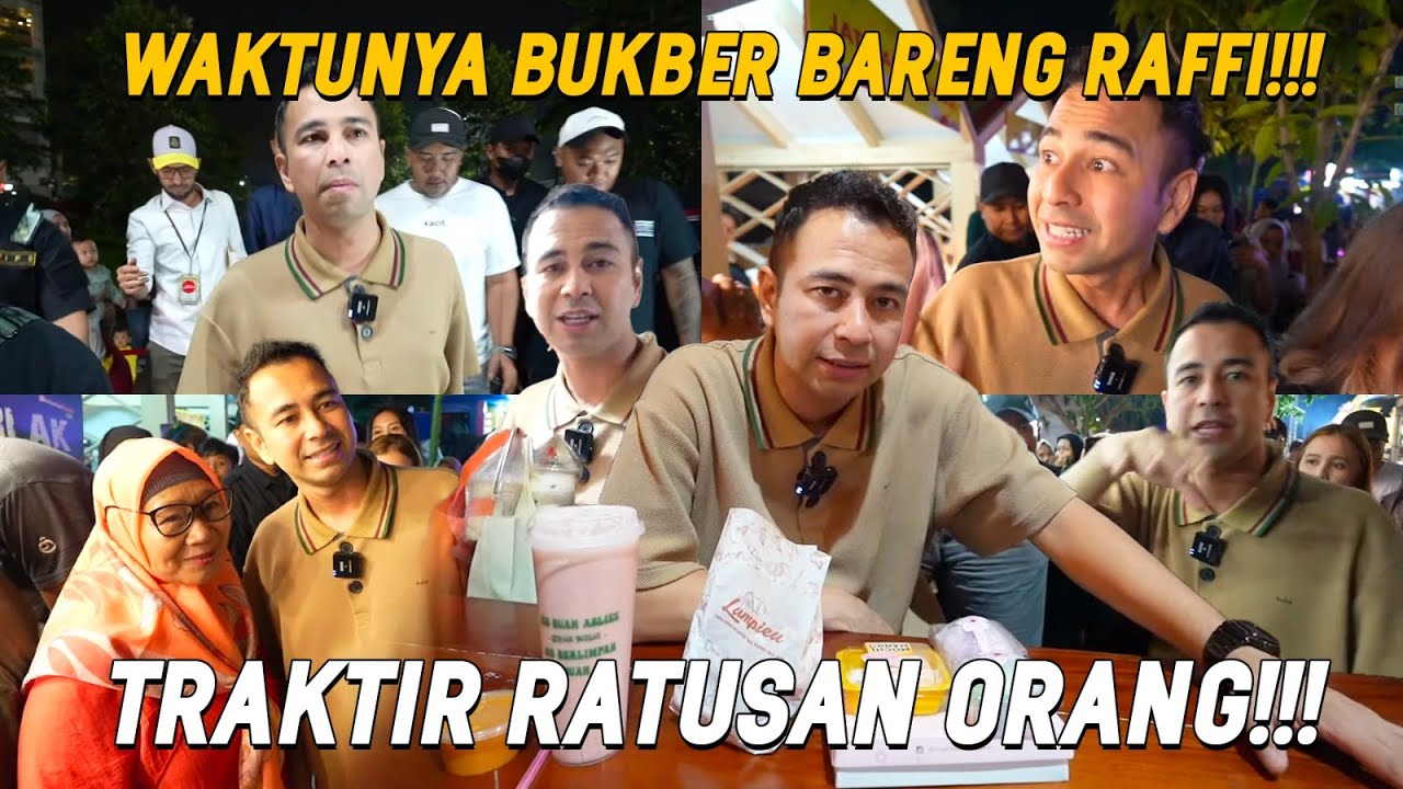 RAFFI AJAK BUKBER RATUSAN PENGUNJUNG DI JAJARANS FEST RAMADHAN!! TRAKTIR JAJAN SEPUASNYA!!!
