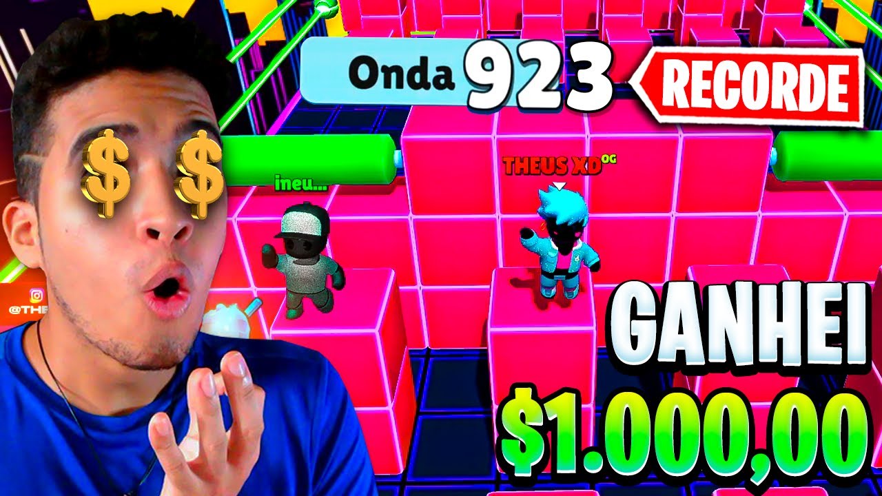 🏆 BATI O RECORDE MUNDIAL E GANHEI MIL DOLARES 💰 NO BLOCK DASH INFINITO 😱 NÃO É ZOEIRA