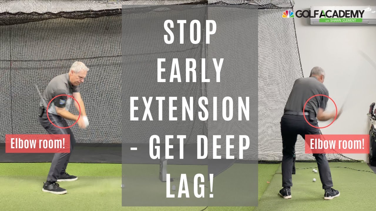STOP EARLY EXTENSION 👌AND GET DEEP LAG 👍WITHOUT THINKING!!🙏 Golf Academy with Shawn Clement 🔥