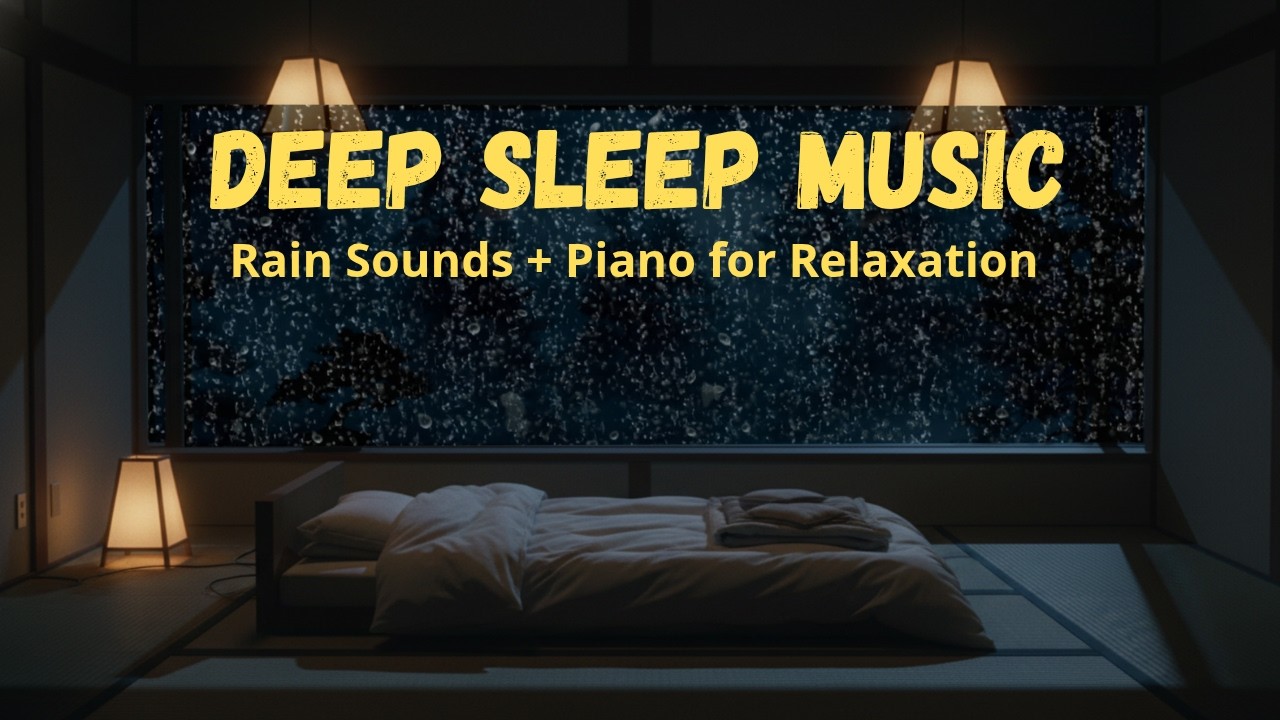 Relaxing Piano + Rain Sounds for Sleeping - You'll Fall Asleep in Minutes Tonight