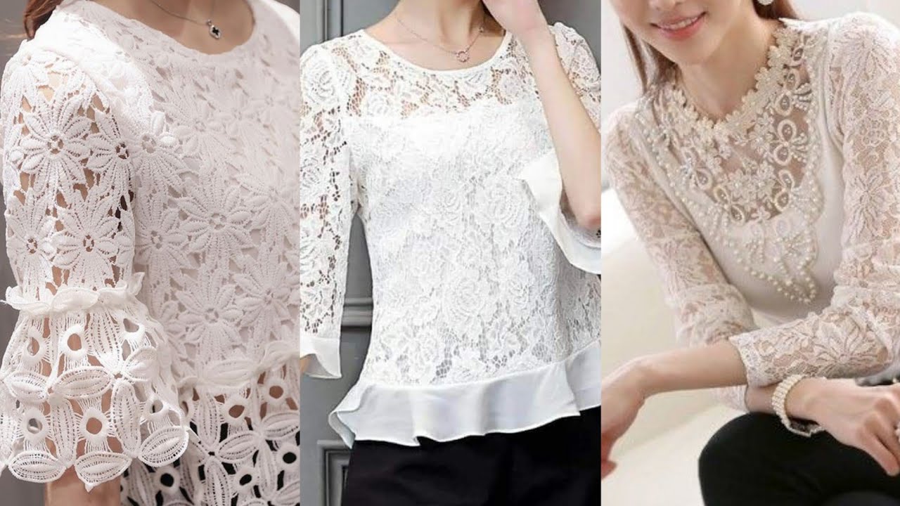 Top 50 Latest White CropTop Designs//White Top Designs//Blouse Designs/ Neck Design #Croptop #Blouse