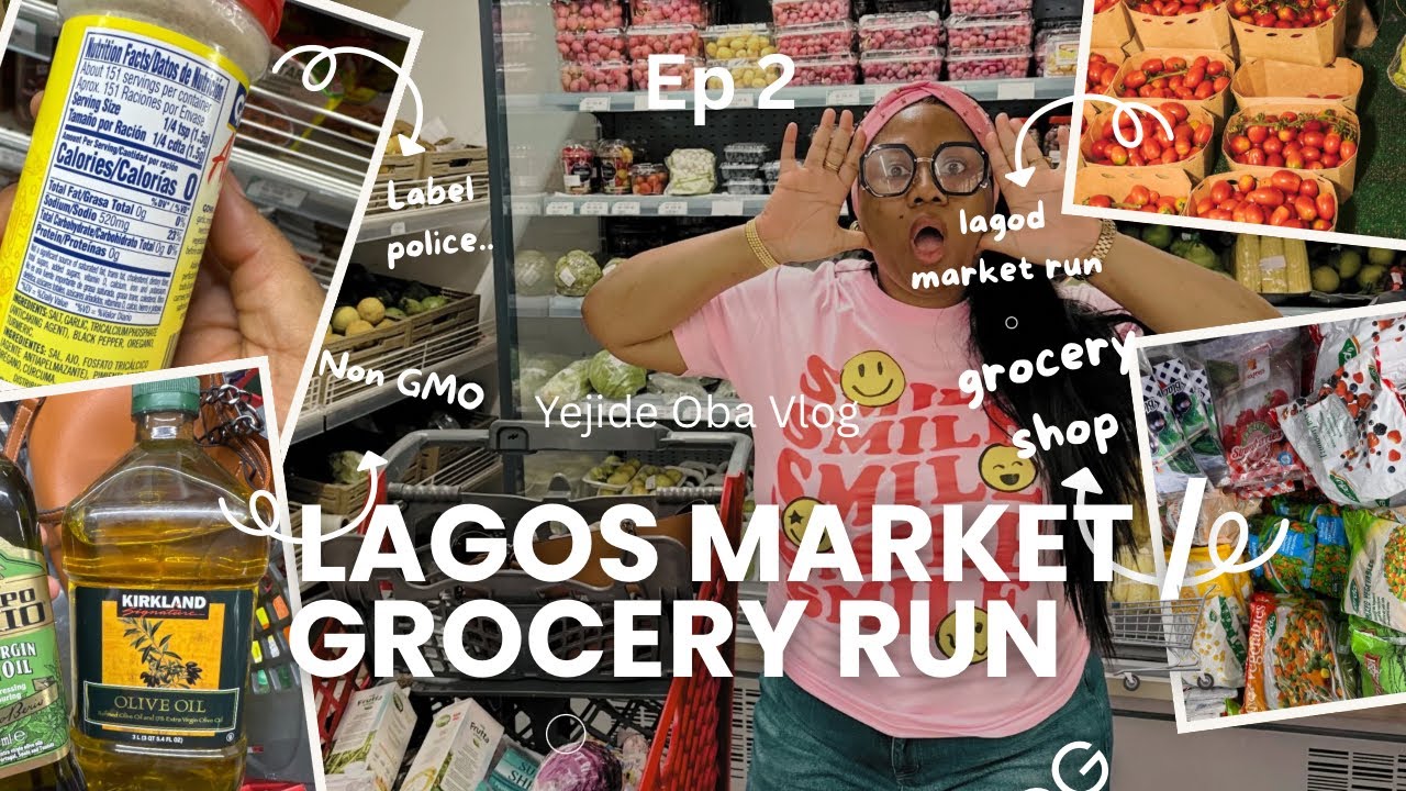 Lagos Market Grocery Run 🛒 | What ₦750,000 Buys (Bi-Weekly Haul)  