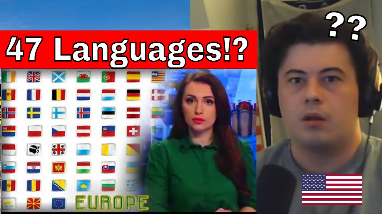 American Reacts European Languages