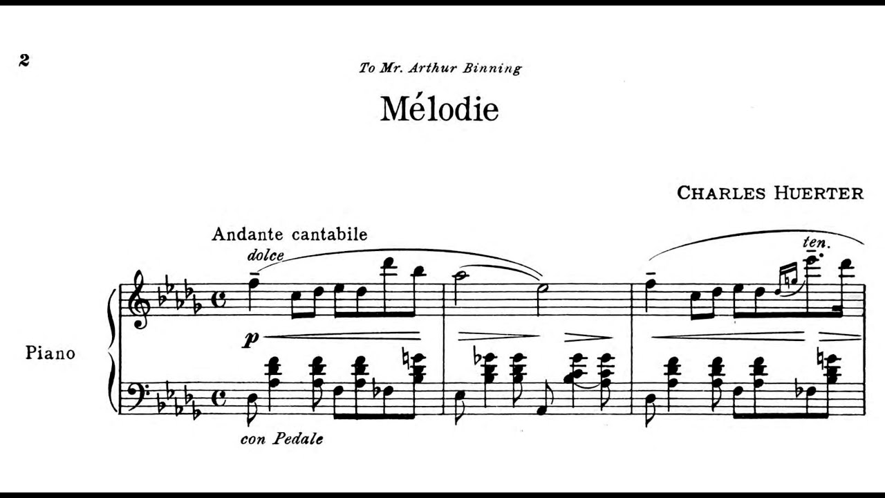 Charles Huerter: Mélodie