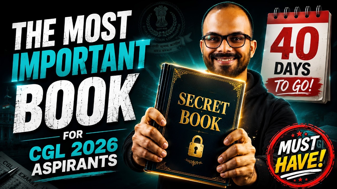 The Secret Book Every SSC CGL 2026 Aspirant Needs before 40 days
