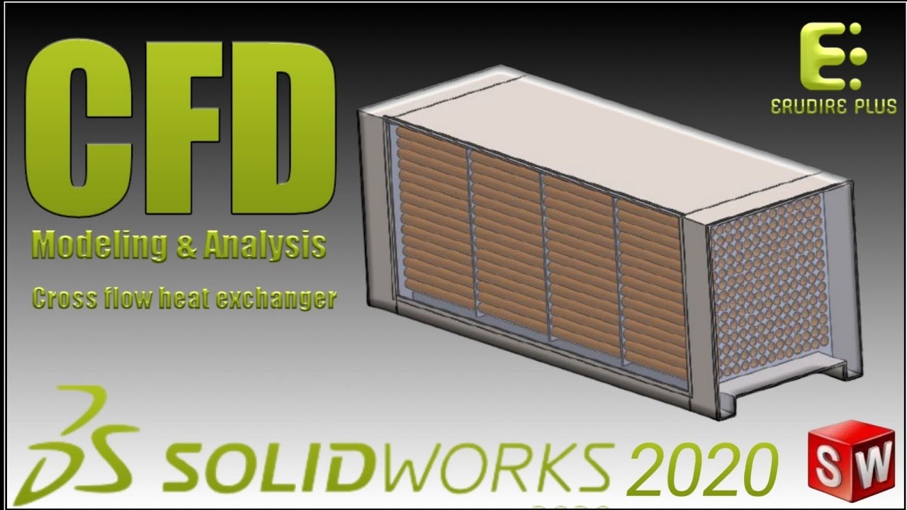 CFD Analysis of a Cross Flow Heat Exchanger in SolidWorks 2020: Tutorial