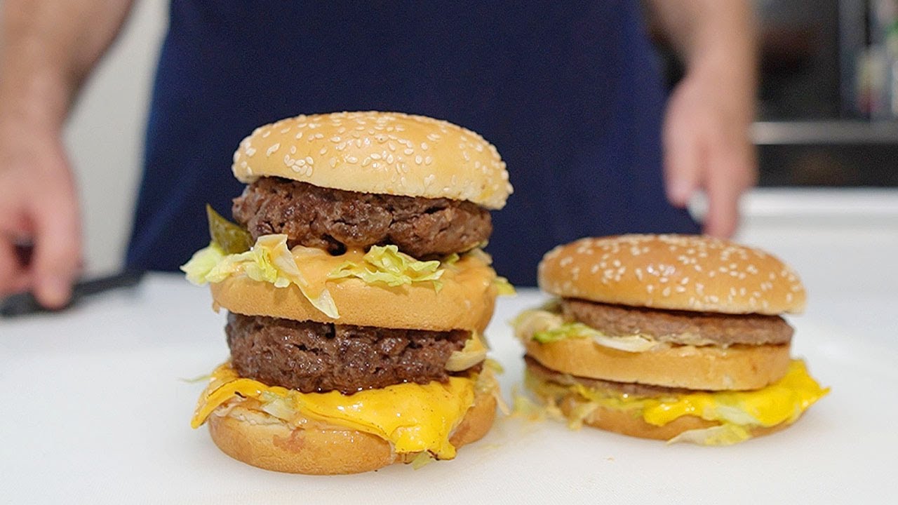 Burger PERFECTION Big Mac - Sous Vide Burgers - The Perfect Way To Make A Big Mac At Home