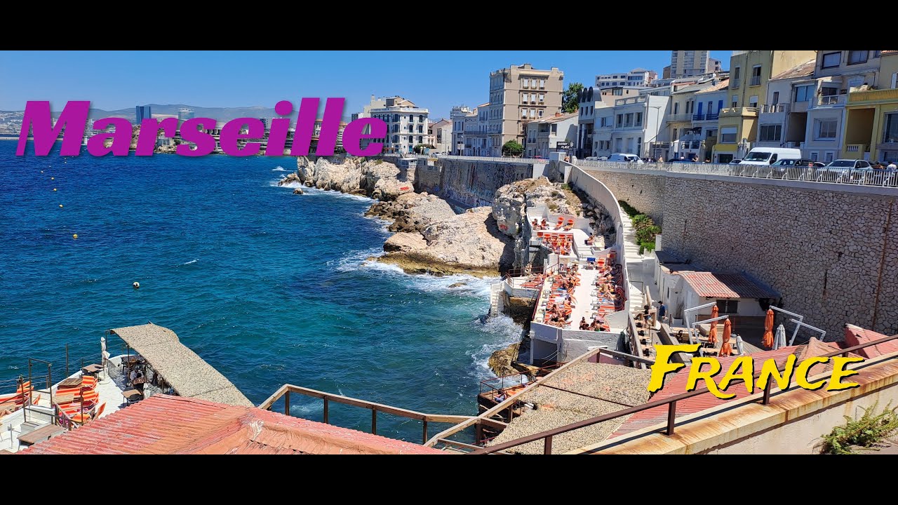 Marseille / France / 4 K / Walking Tour