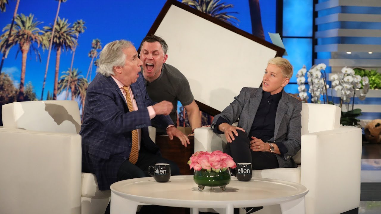 Henry Winkler Is Finally Part of the 'Ellen' Family with a Scare