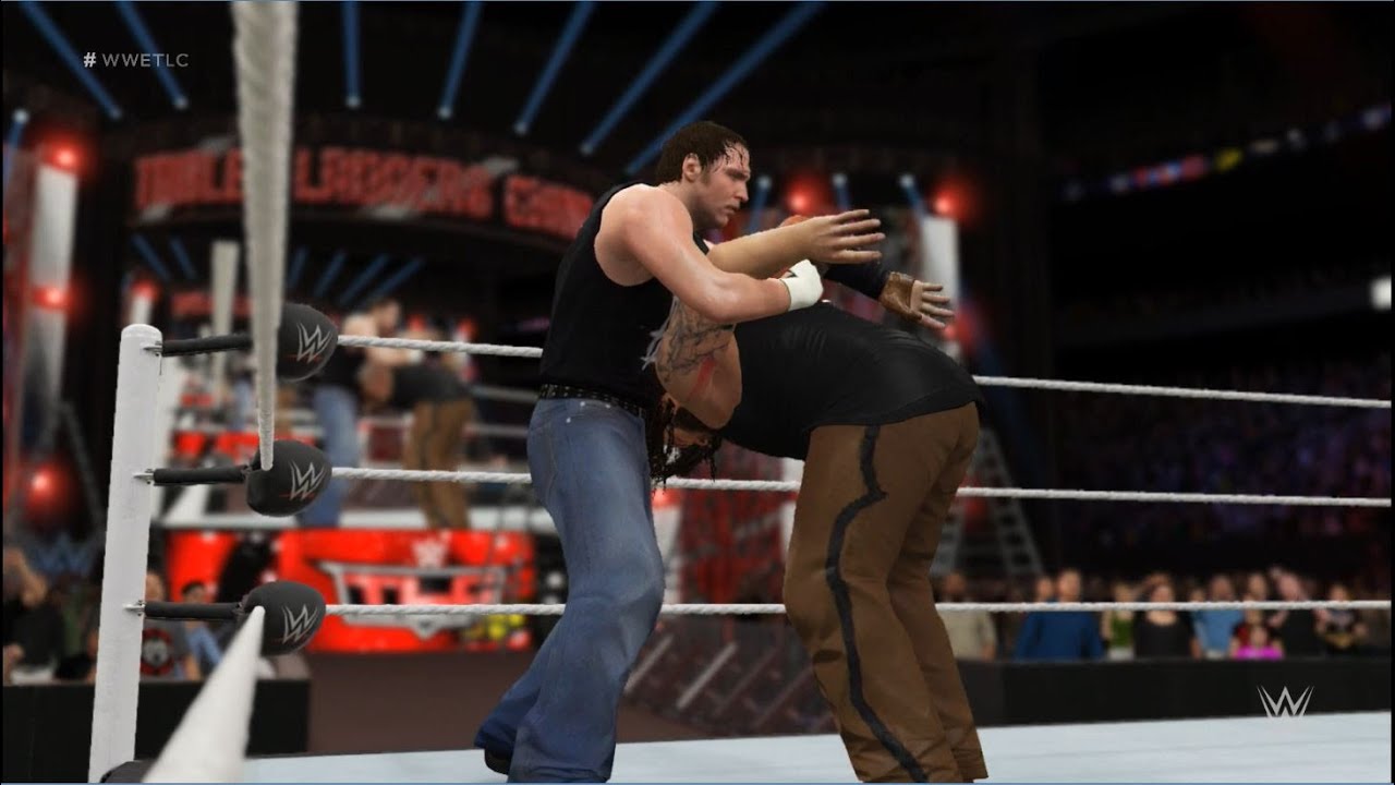 WWE 2k16 - Bray Wyatt vs. Dean Ambrose: TLC | PS4 Gameplay