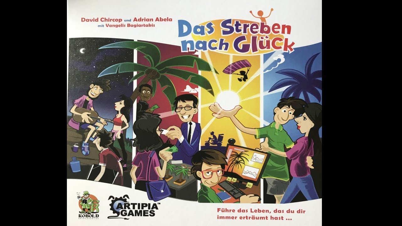 Das Streben nach Glück Brettspiel Review inkl. Erweiterungen