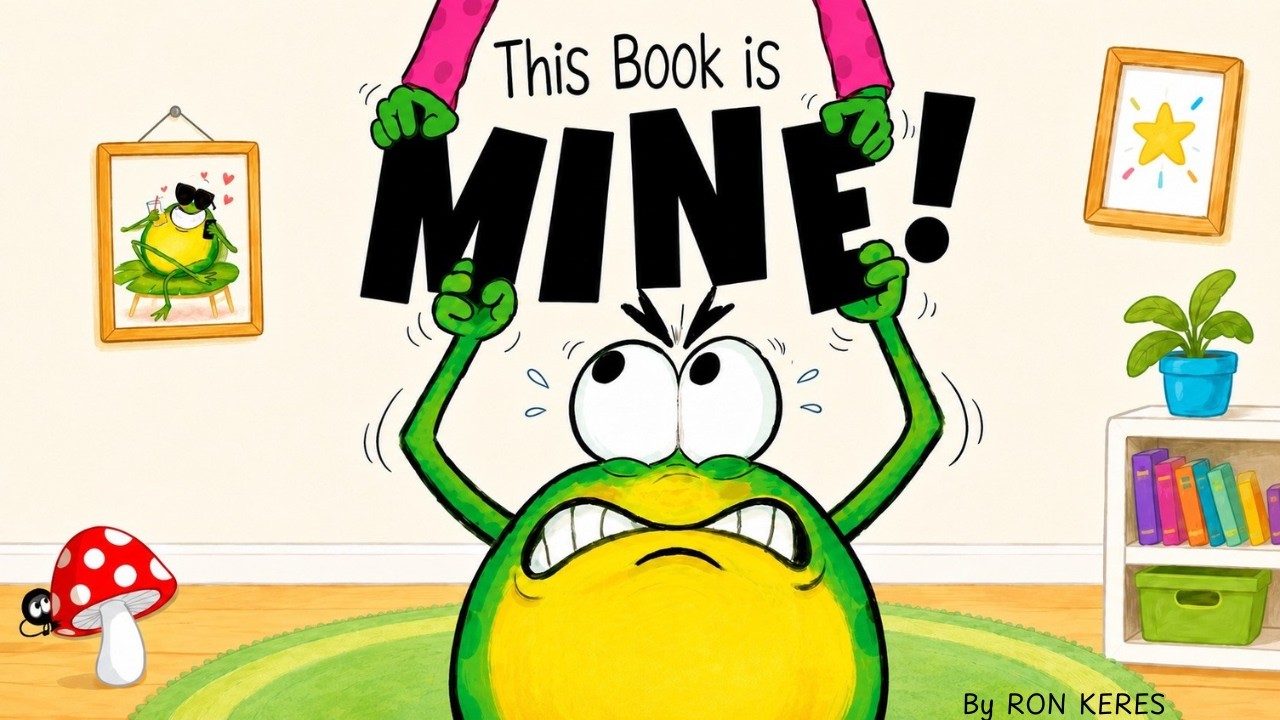🐸 kids books read aloud 🎀 This Book is MINE ! -Finn the Frog stories Ron Keres