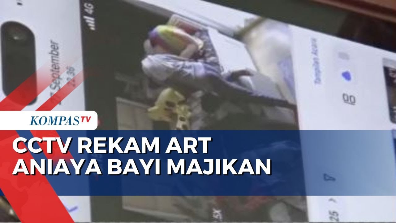 CCTV Rekam Kelakuan ART di Balikpapan Aniaya Bayi Majikan