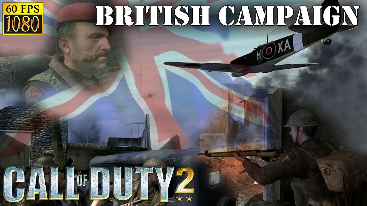 Call of Duty 2. British campaign [HD 1080p 60fps]
