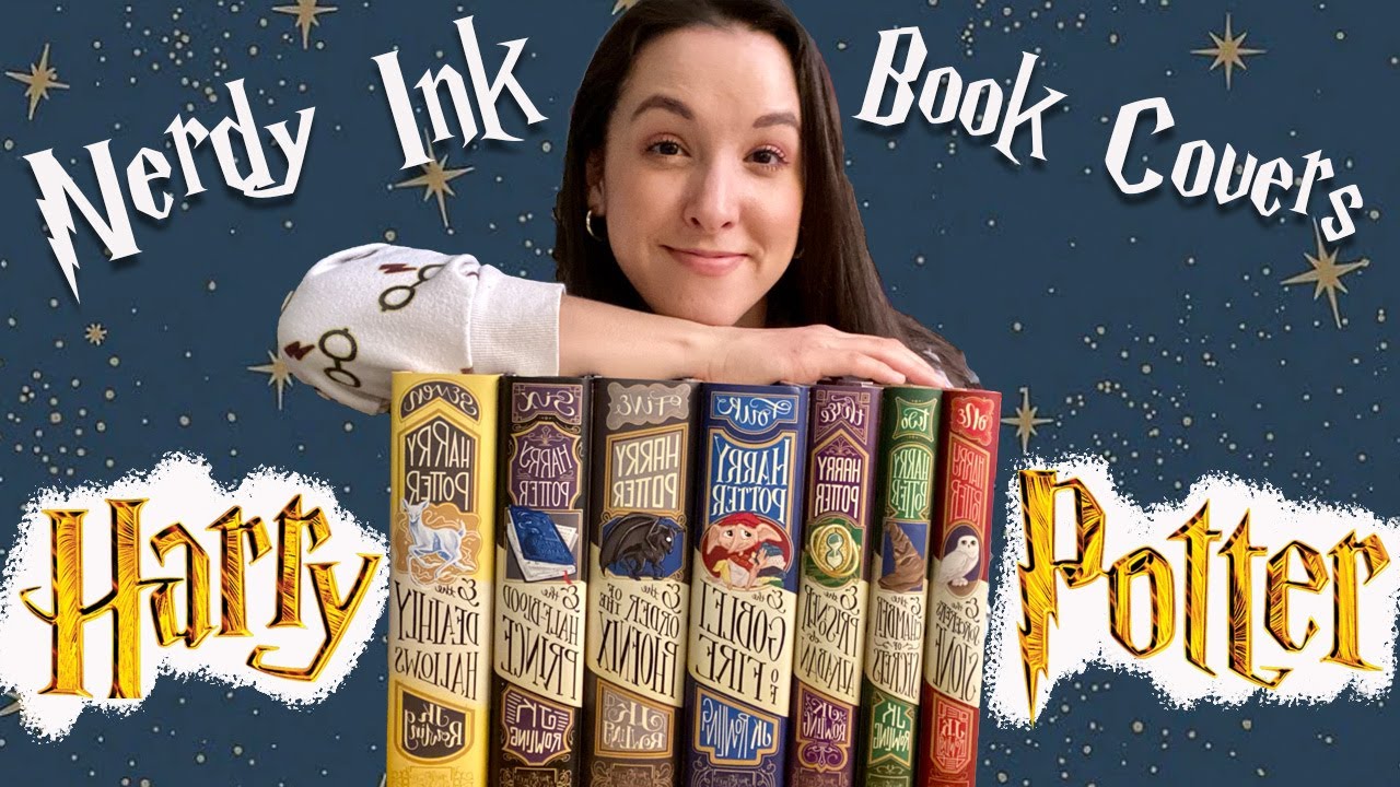NERDY INK HARRY POTTER BOOK COVERS