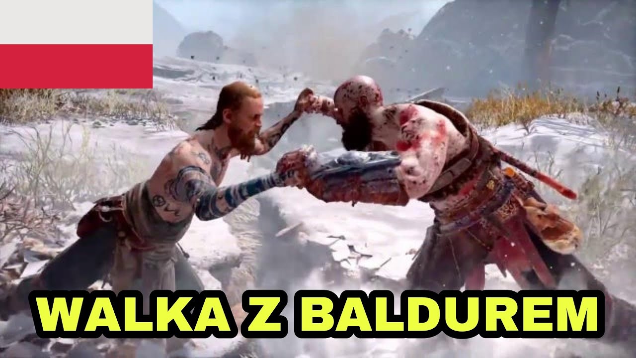Walka Kratosa z Baldurem - Po Polsku (Dubbing PL) - Bez Komentarza [4K60FPS]