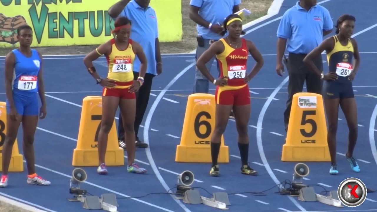 Wolmers' Jonielle Smith wins Girls U20 100m - 2014 JAAA/Supreme Ventures National Junior Trials - SX
