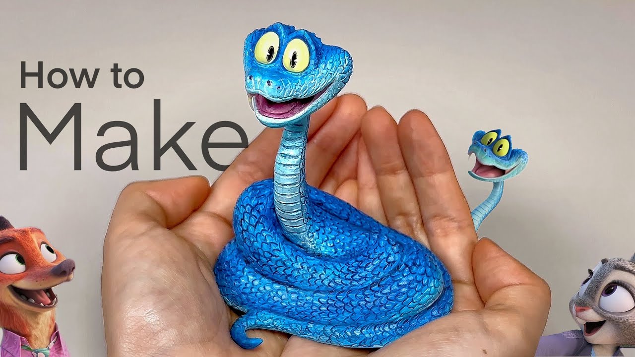[Full] 3D펜으로 주토피아2 게리 더 스네이크 만들기! 🐍