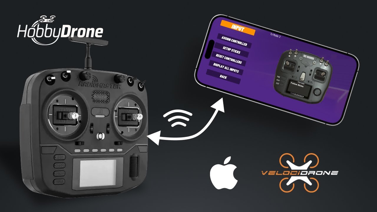 How to Connect Your ELRS Transmitter Wirelessly to an iPhone FPV Simulator