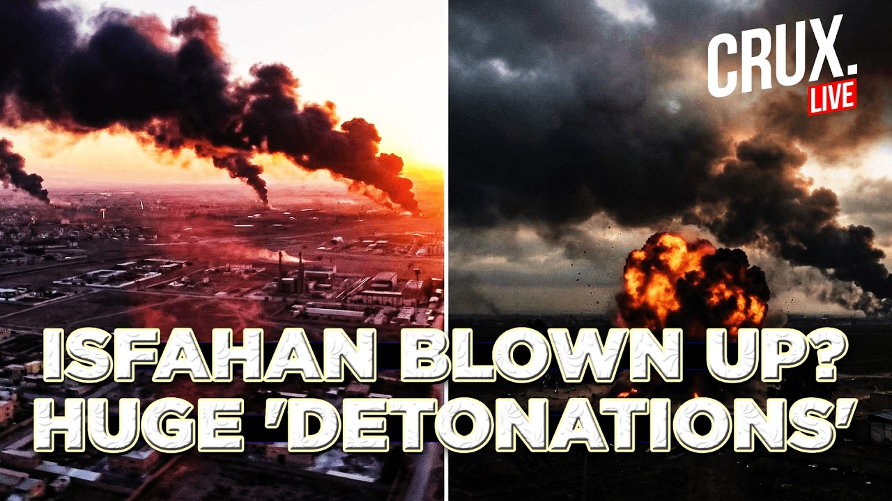 IRAN LIVE | Detonations, Explosions At Isfahan Nuclear Site, US Israel Strikes Cause Radiation Leak?