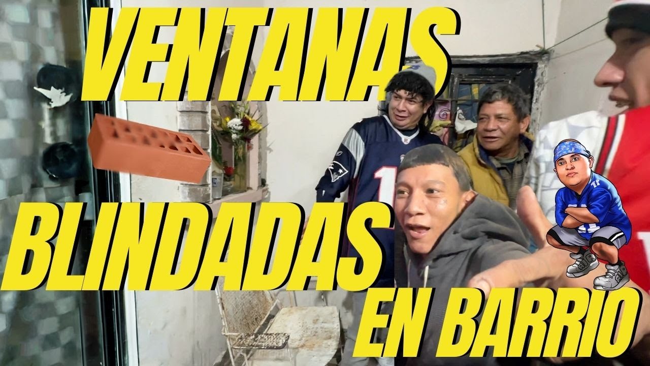 VENTANAS BLINDADAS EN ESTE BARRIO DE ACTOR CHOLO