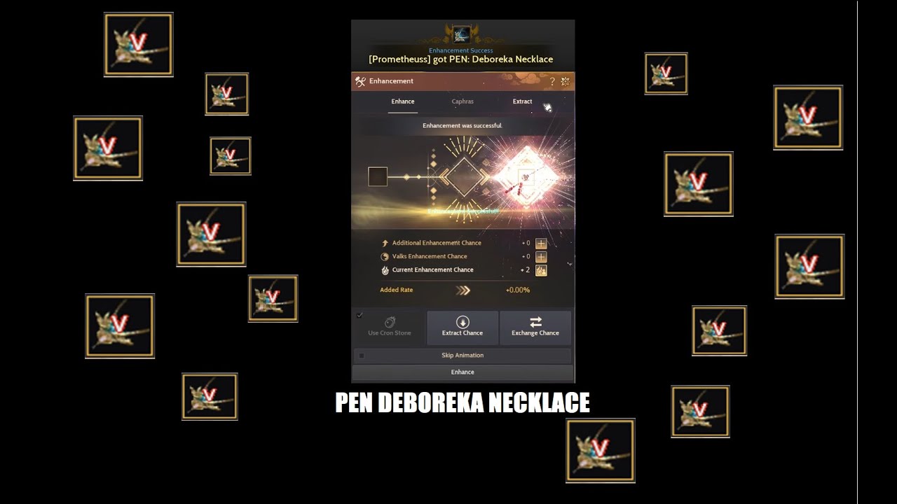 BDO 1 TAP PEN DEBOREKA NECKLACE with 275FS