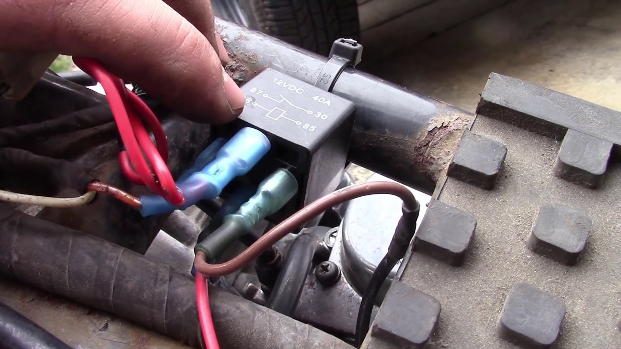 Suzuki GS400, new-used engine/Coil Relay Mod