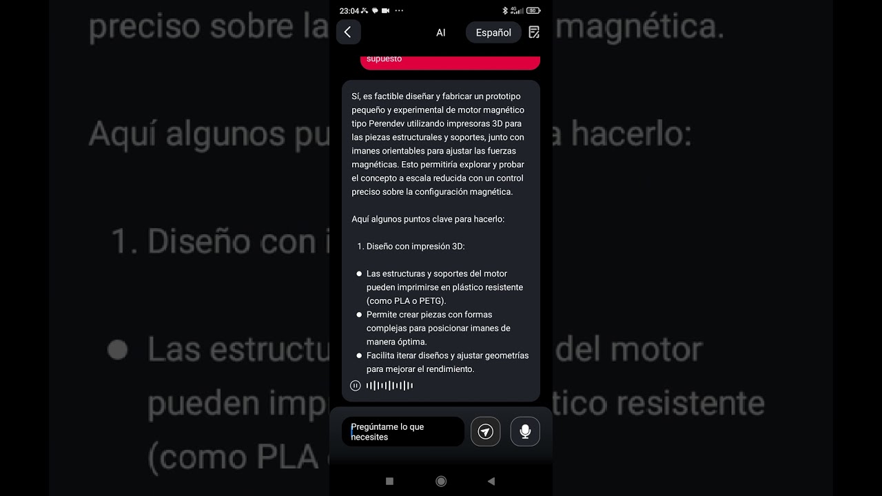 Motor magnético perendev acoplado a alternador conectado a Torre Tesla 