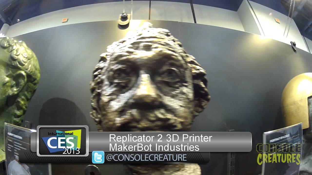 MakerBot Replicator 2 Desktop 3D Printer Hands On (CES 2013)