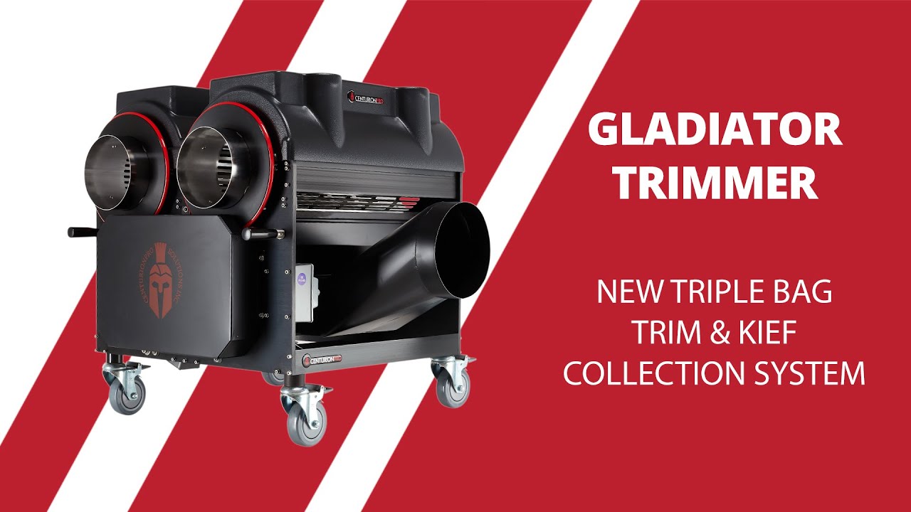 Gladiator Trimmer Update - Triple Bag Kief & Trim Collection System