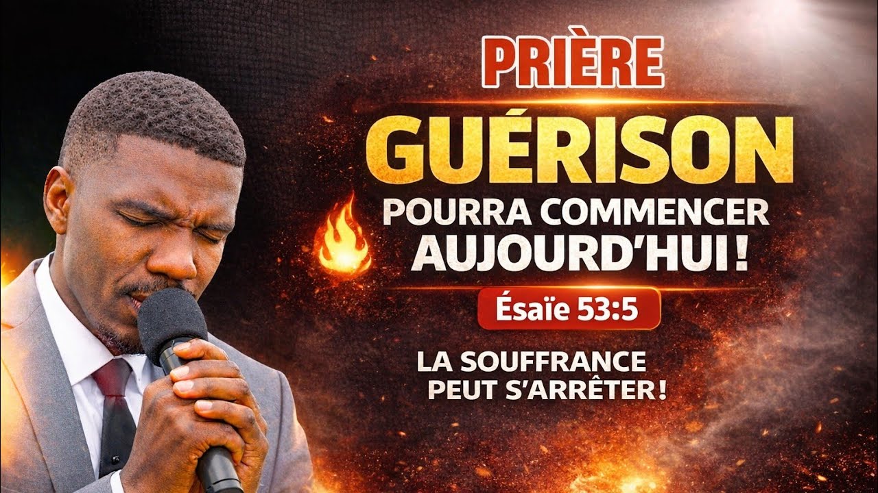 🔴​Dieu va vous guérir ce soir : Prière inspirée d'Isaïe 53:5