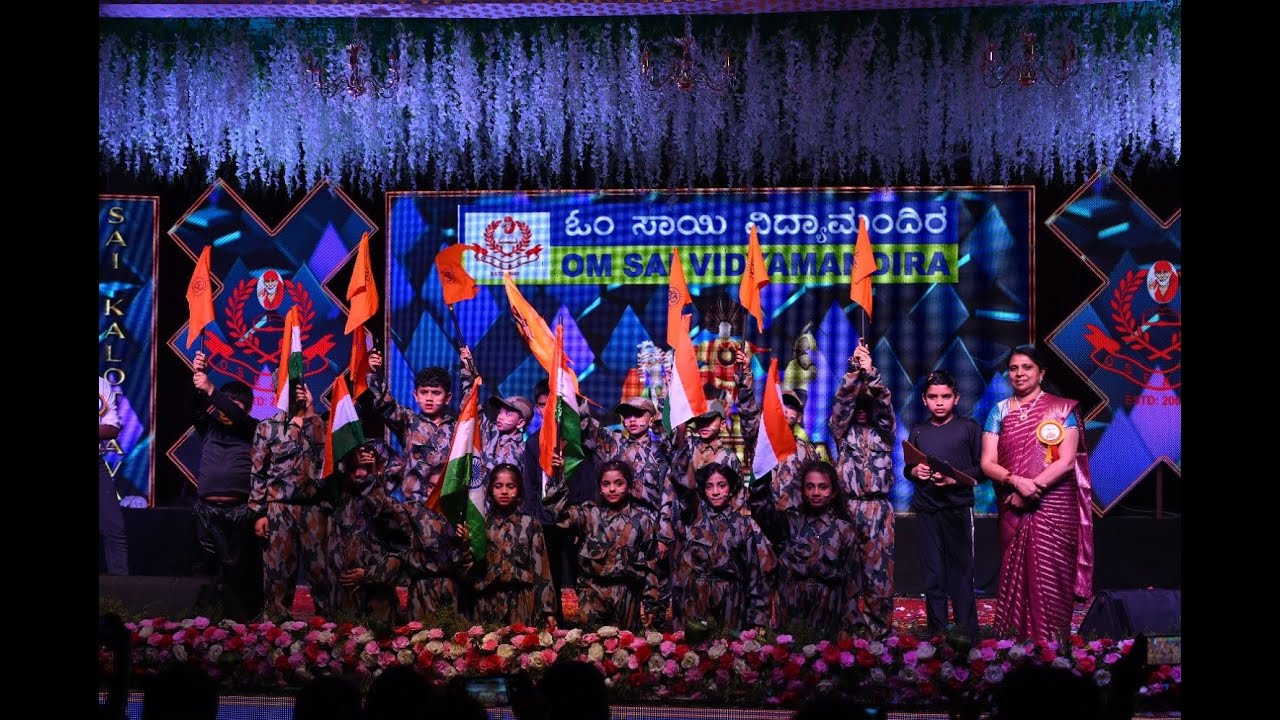 OPERATION SINDOOR (5TH A) | SAI KALOTHSAVA | Om Sai Vidyamandir Sunkadakatte