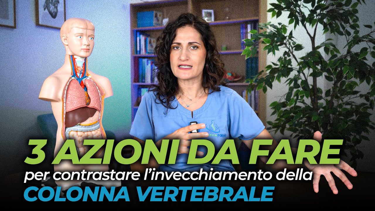 3 MODI per contrastare l'invecchiamento della COLONNA VERTEBRALE