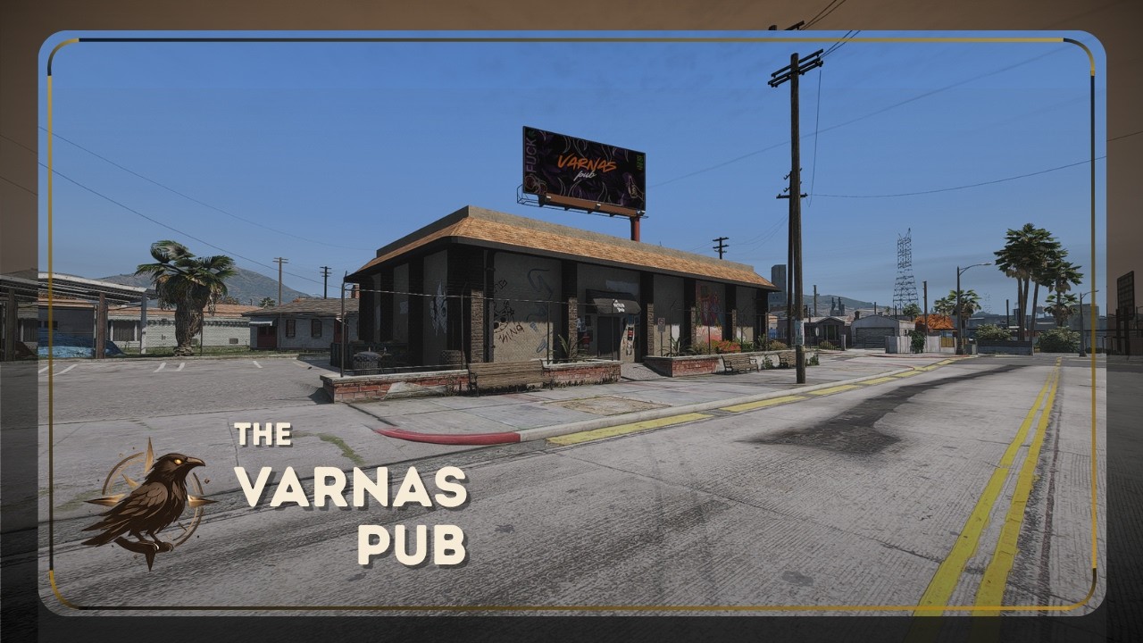 South Side Pub MLO Showcase | High FPS FiveM Bar Interior (Varnas Pub)  #fivem  #gtamods  #fivemmlo
