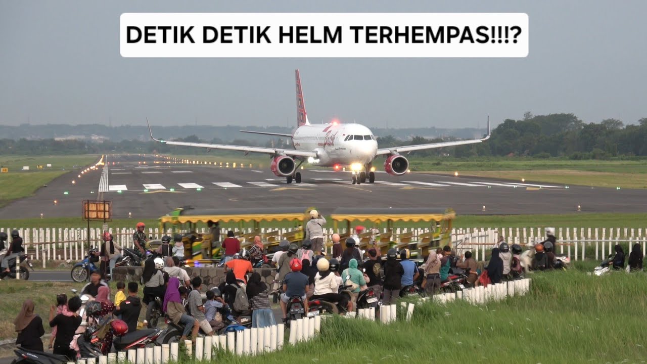 Wow Rame Banget Penontonnya!!! Banyak Pesawat Take Off Di Runway 08 Bandara Adi Soemarmo